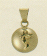 Silver Chiming Angel Sphere Pendant